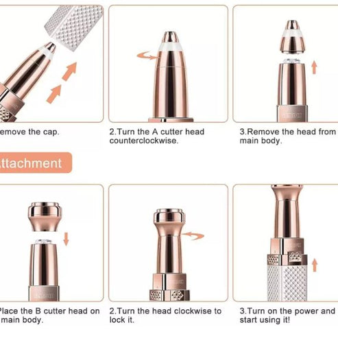 2-in-1 Hair Remover